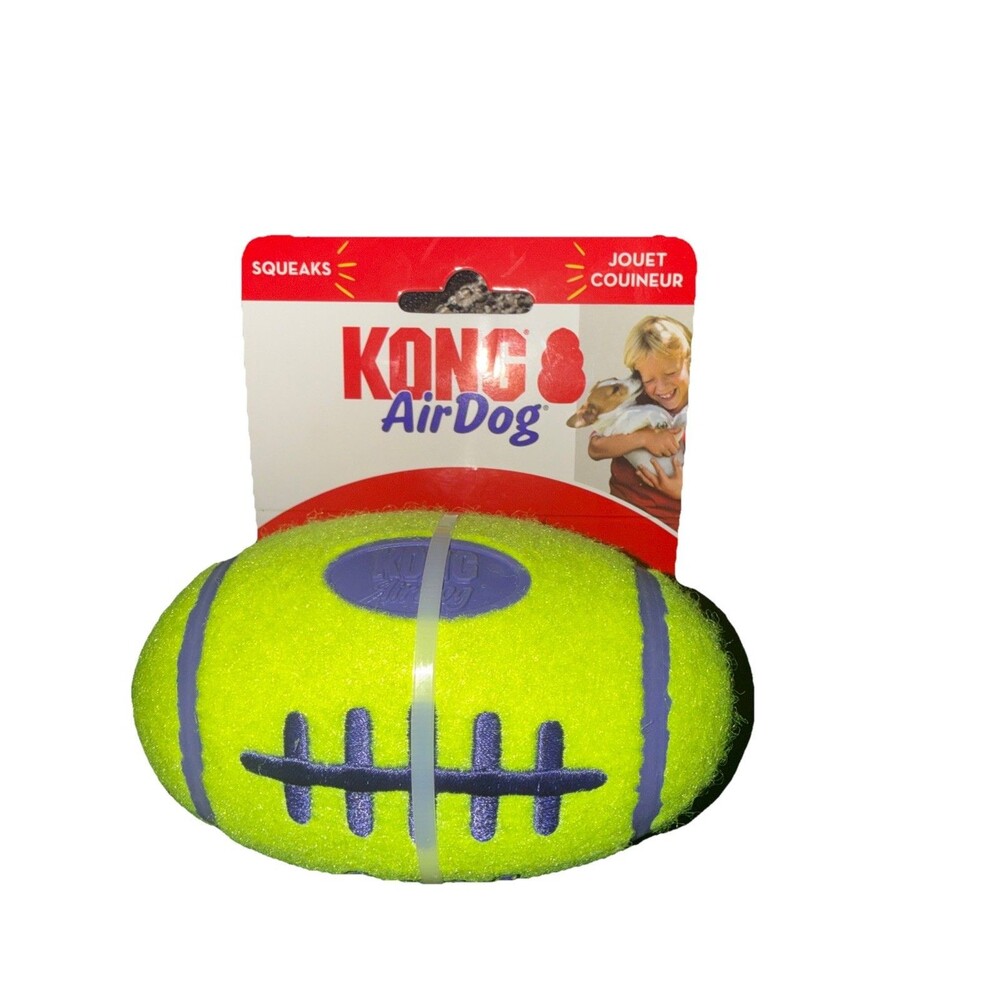 KONG® AirDog® Squeaker Football, Medium